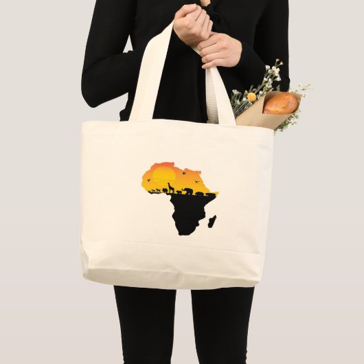 AFRIKAANSE ZAAK GROTE TOTE BAG (Voorkant (product))