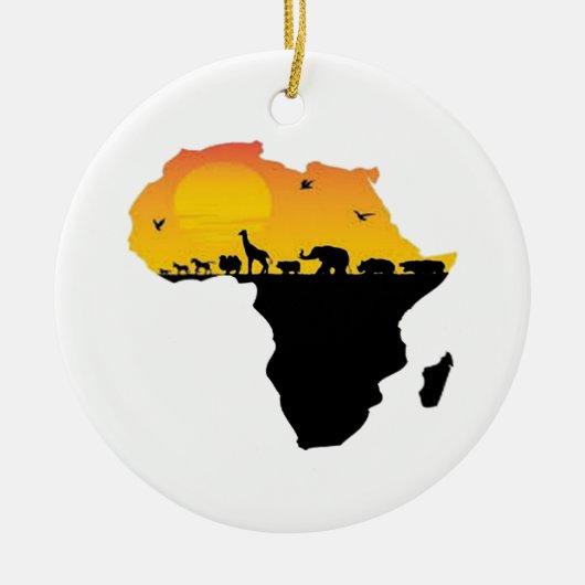 AFRIKAANSE ZAAK KERAMISCH ORNAMENT (Voorkant)