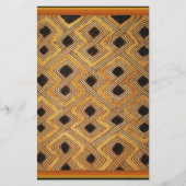 Afrikaanse Zaïre Congo Kuba Textiel Briefpapier (Voorkant)