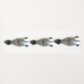 Afrikaanse zebra masker Thunder_Cove Yogamat (Achterkant (horizontaal))