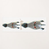 Afrikaanse zebra masker Thunder_Cove Yogamat (Voorkant (horizontaal))