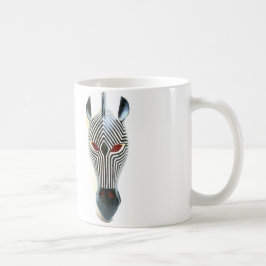 afrikaanse zebra maskers mok