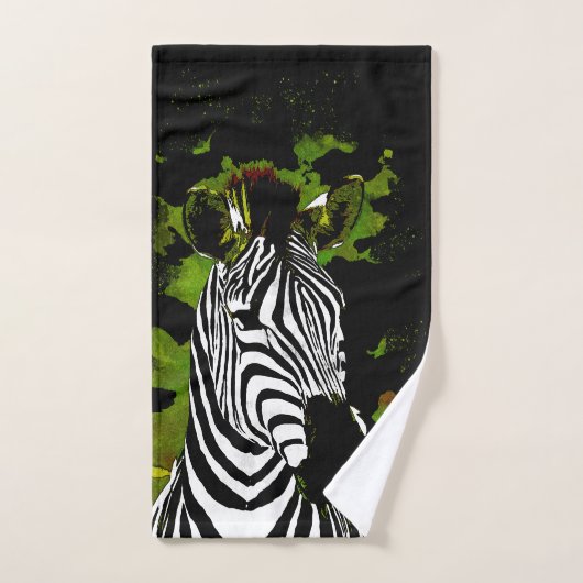 Afrikaanse Zebra nacht Bad Handdoek (Handdoek)