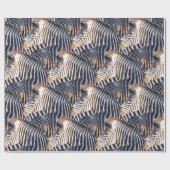 Afrikaanse Zebra Wildlife Cadeaupapier (Vlak)