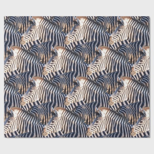 Afrikaanse Zebra Wildlife Cadeaupapier (Vlak)
