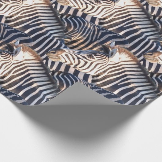 Afrikaanse Zebra Wildlife Cadeaupapier (Hoek)