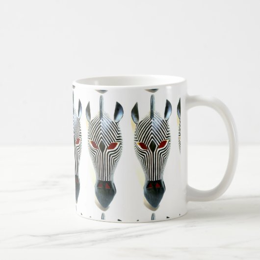 afrikaanse zebras maskeert mok (Rechts)