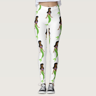 afrikaanse zeemeermin leggings
