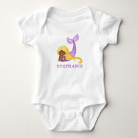 Afrikaanse Zeemeermin Oceaan Baby Shower Baby Body