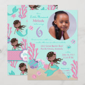 Afrikaanse Zeemeermin zesde uitnodiging op zaterda (Voorkant / Achterkant)