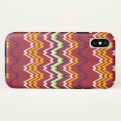 Afrikaanse Zigzag Chevron Weave Striped Pattern Case-Mate iPhone Case (Achterkant (horizontaal))