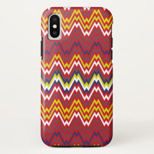 Afrikaanse Zigzag Chevron Weave Striped Pattern Case-Mate iPhone Case