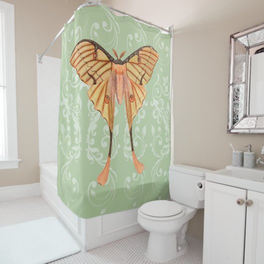 Afrikaanse zijderoute douchegordijn (In situ)