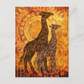 Afrikaanse zomer briefkaart (Voorkant)