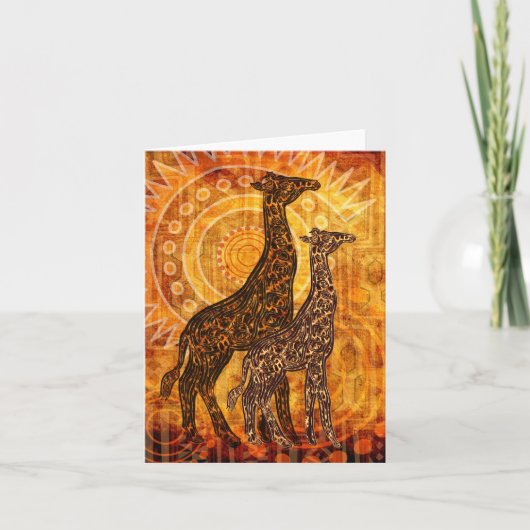 Afrikaanse zomer kaart (Voorkant)