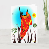 Afrikaanse zomerdans kaart (Voorkant)