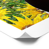 Afrikaanse zonnebloem poster (Hoek)