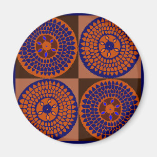 Afrikaanse zonnebloembasket magneet