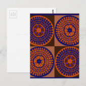 Afrikaanse zonnebloempel briefkaart (Voorkant / Achterkant)
