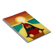 Afrikaanse zonsondergang 2009 notitieboek (Rechterzijde)