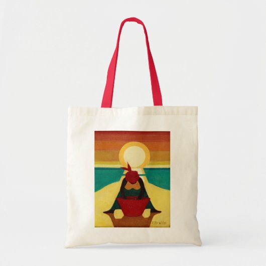 Afrikaanse zonsondergang 2009 tote bag (Voorkant)
