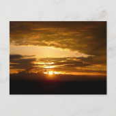 Afrikaanse zonsondergang briefkaart (Voorkant)