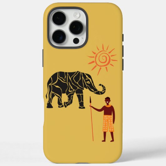 Afrikaanse zonsondergang Case-Mate iPhone case (Achterkant)