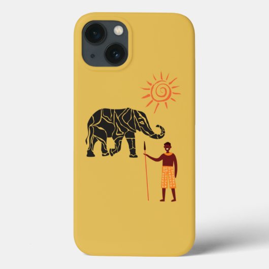 Afrikaanse zonsondergang Case-Mate iPhone case (Achterkant)