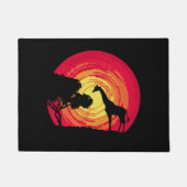 Afrikaanse zonsondergang deurmat (Voorkant)