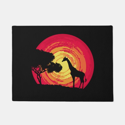 Afrikaanse zonsondergang deurmat (Voorkant)