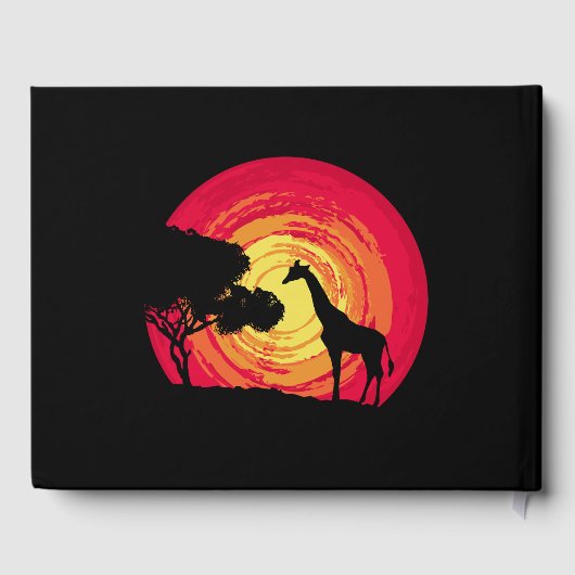 Afrikaanse zonsondergang gastenboek (Achterkant)
