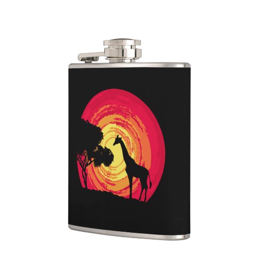 Afrikaanse zonsondergang heupfles (Links)