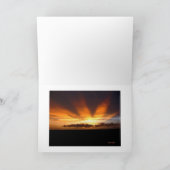 Afrikaanse Zonsondergang Kaart (Binnen)