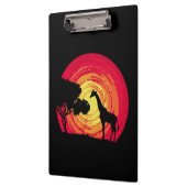 Afrikaanse zonsondergang klembord (Links)