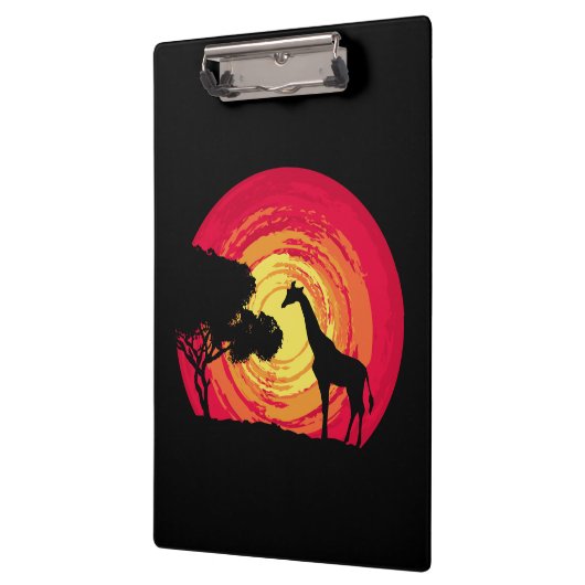 Afrikaanse zonsondergang klembord (Links)