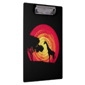 Afrikaanse zonsondergang klembord (Rechts)