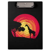 Afrikaanse zonsondergang klembord (Voorkant)