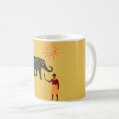 Afrikaanse zonsondergang koffiemok (Voorkant rechts)