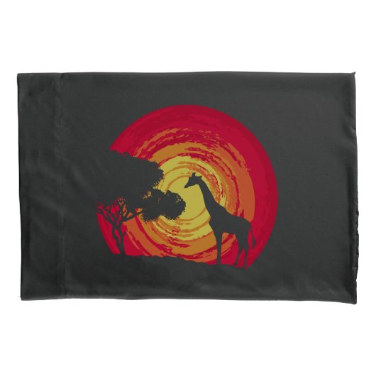 Afrikaanse zonsondergang kussensloop (Voorkant)