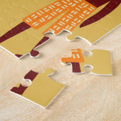 Afrikaanse zonsondergang legpuzzel (Zijkant)