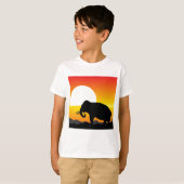 Afrikaanse zonsondergang t-shirt (Voorkant volledig)