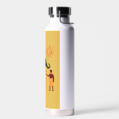 Afrikaanse zonsondergang waterfles (Links)