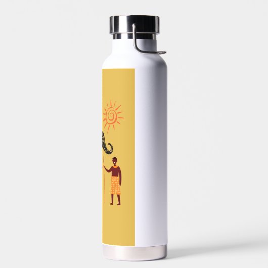 Afrikaanse zonsondergang waterfles (Links)