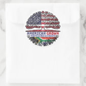 Afrikaanse Zuid-Afrika Verenigde Staten Verenigde Ronde Sticker (Tas)