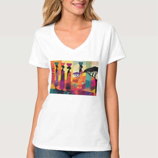 Afrikaanse zusters t-shirt (Voorkant)