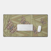 Afrikaanse zwaluwstaart bureaumat (Keyboard & Muis)