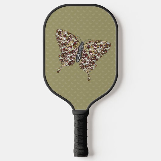 Afrikaanse zwaluwstaart pickleball paddle (Voorkant)