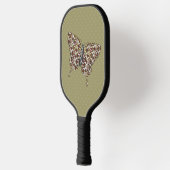 Afrikaanse zwaluwstaart pickleball paddle (Links)