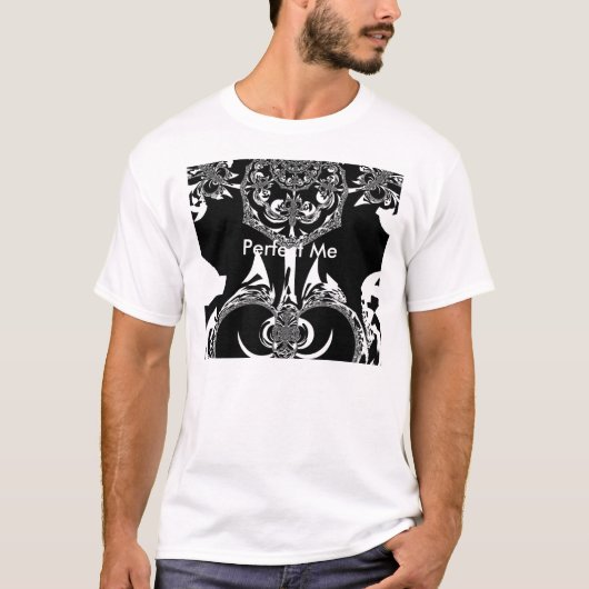 Afrikaanse zwart-wit kunst print t-shirt (Voorkant)