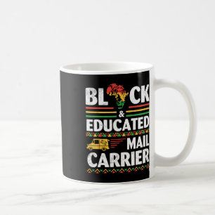 Afrikaanse Zwarte Geschiedenis Maand Zwart en Opge Koffiemok